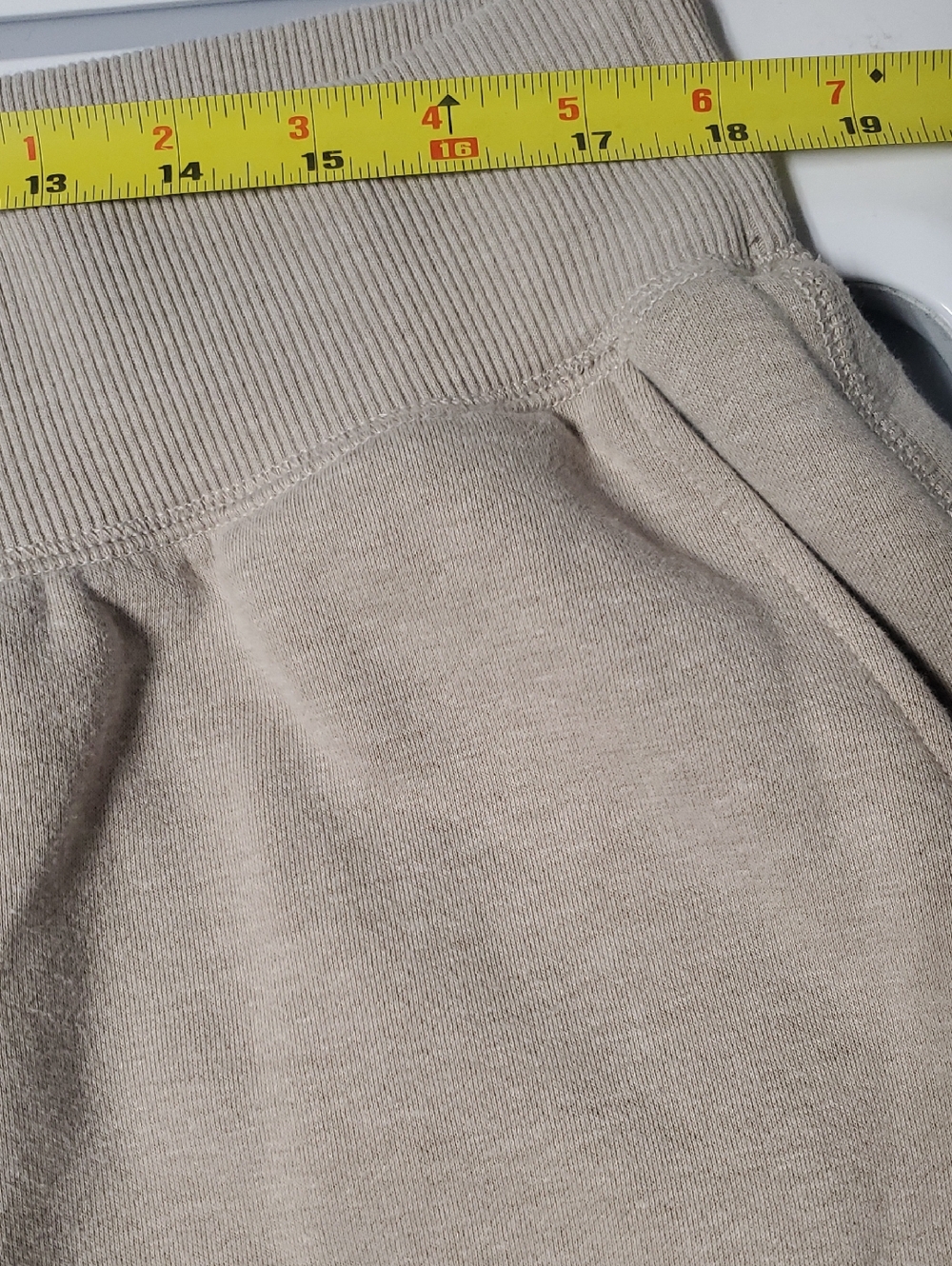Aerie Apres-Chill Trouser Size XL Short Neutral Beige Wide-leg Chenille - Picture 13 of 16